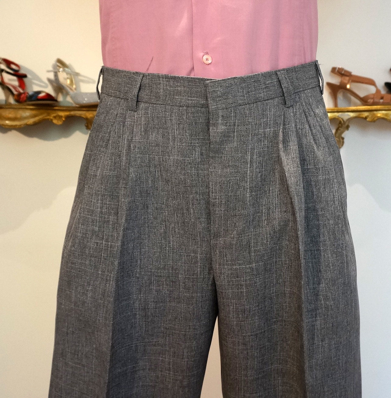4 Corazones Pantalon gris clair chiné. PAS DE COMMANDE POUR CE PRODUIT