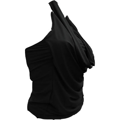 TI Top long noir UNIQUEMENT EN STOCK, PAS DE COMMANDE POSSIBLE EN ARGENTINE