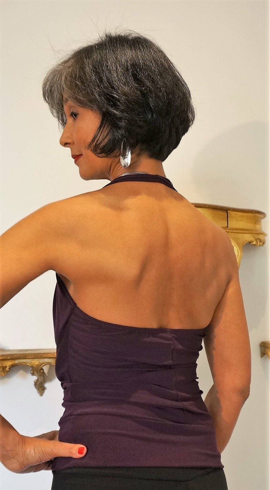 TI Top long violet UNIQUEMENT EN STOCK, PAS DE COMMANDE POSSIBLE EN ARGENTINE