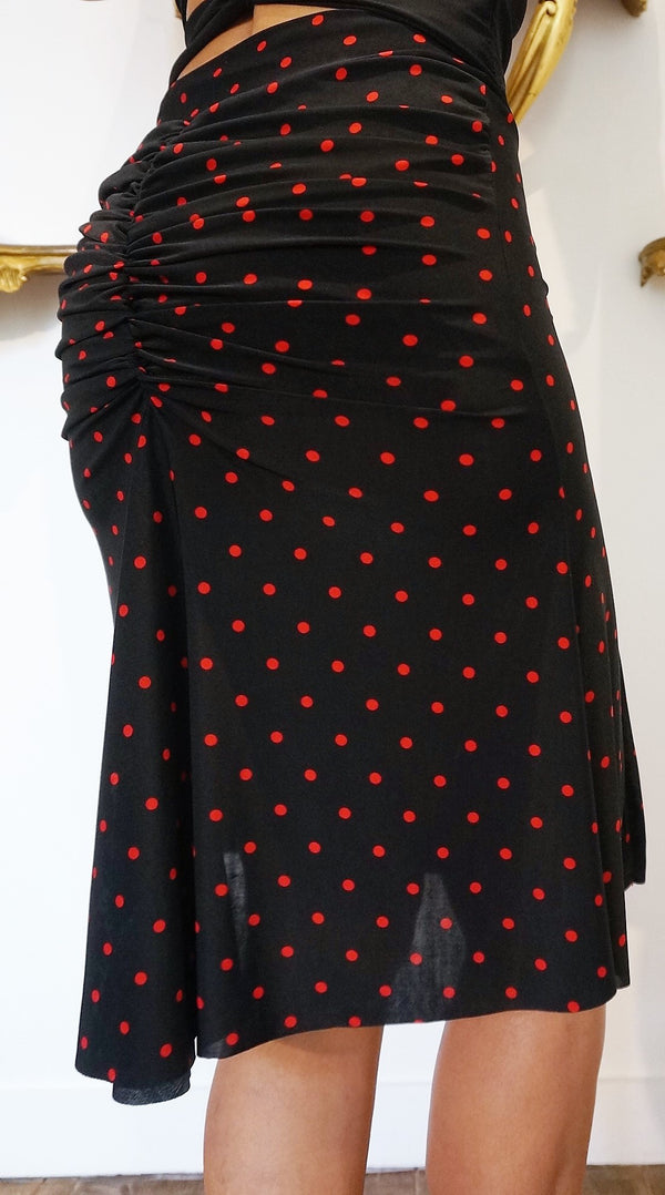 Jupe petit pois sales