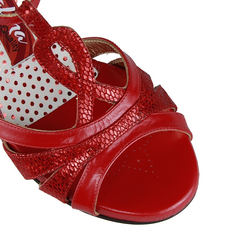 A32C Nappa Rosso cangiante p.l talon 7