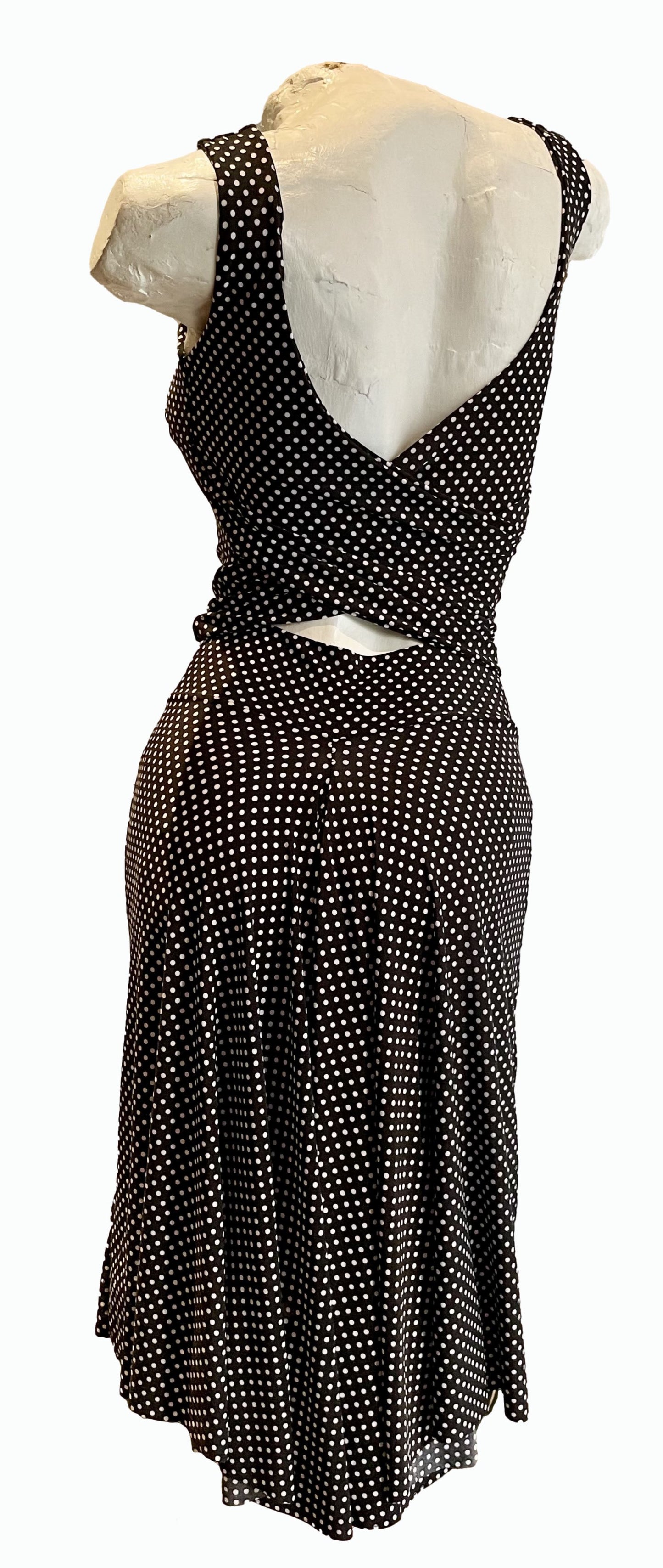 Collection Tango Imagen Top Noir Tess à pois blancs (petits pois) UNIQUEMENT EN STOCK, PAS DE COMMANDE POSSIBLE EN ARGENTINE