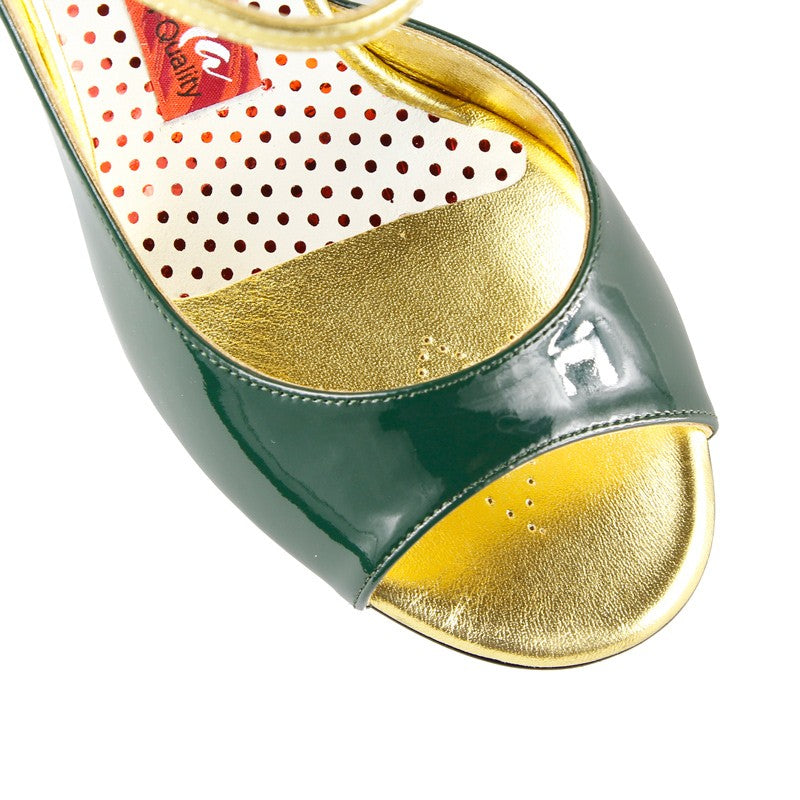 A9 Vernice verde gucci Talon 8