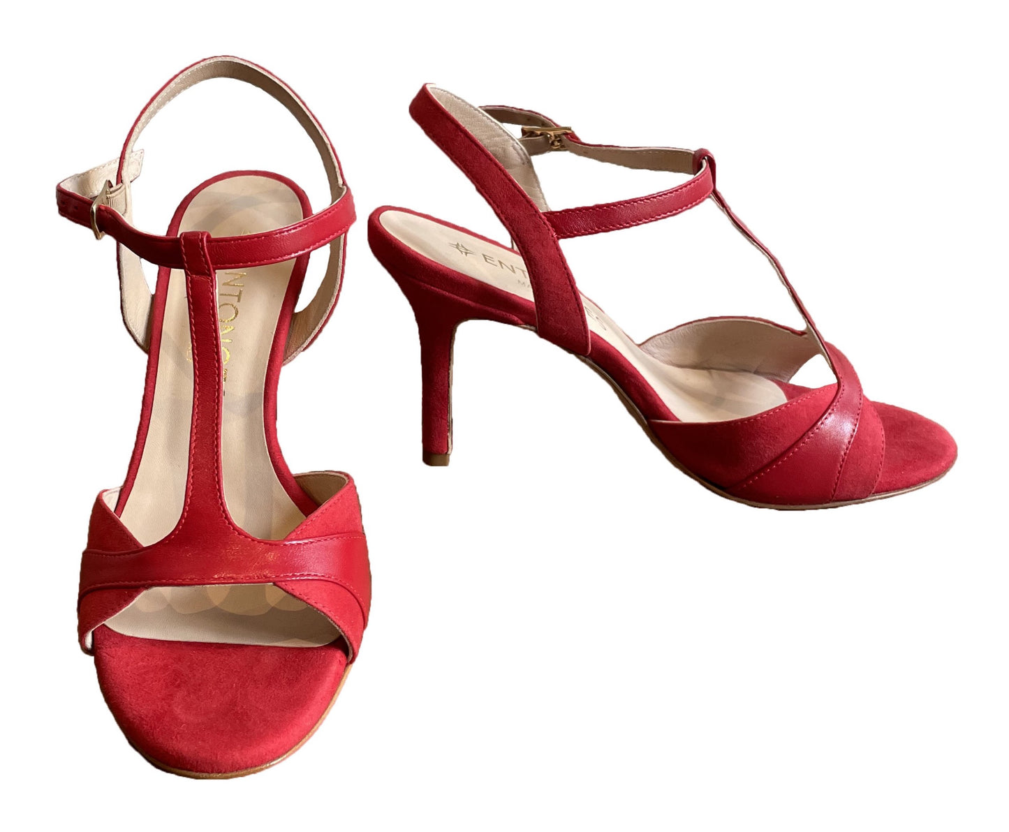 Entonces Locura Rouge Camoscio Diva Soft Rosso Talon 8
