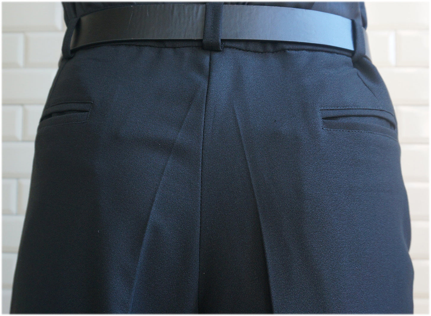 4 corazones Pantalon PH 201 noir à pinces  UNIQUEMENT EN STOCK, PAS DE COMMANDE POSSIBLE EN ARGENTINE