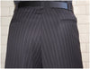 4 corazones Pantalon PH201 noir fines rayures blanches à pinces.  UNIQUEMENT EN STOCK, PAS DE COMMANDE POSSIBLE EN ARGENTINE