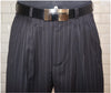 4 corazones Pantalon PH201 noir fines rayures blanches à pinces.  UNIQUEMENT EN STOCK, PAS DE COMMANDE POSSIBLE EN ARGENTINE