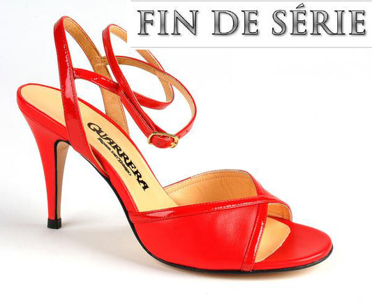 Art. 9 Nappa Rossa Vernice Rossa talon 8