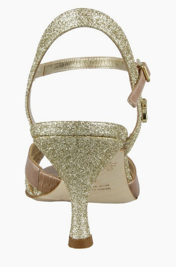 A6 Glitter platino perlato Talon 6 cm CODE