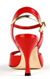 A2 Nappa Rosso Laminato Rosa Talon 9