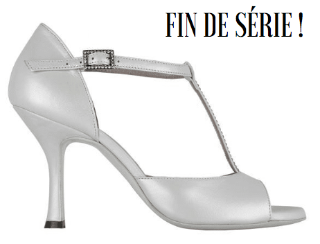 Princesse Tango A213 CUIR NACRE STRASS