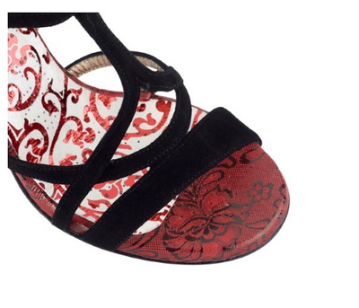 A11 Camoscio nero Pizzo Rosso talon 8 PRODUCTION INTERROMPUE PAR LE CREATEUR