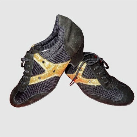 Pratica Donna Nero Oro Tallon 4 cm (sur commmande)