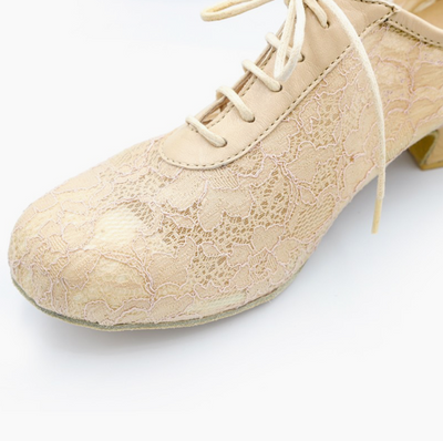 Pratica Donna Pizzo Nudo Talon 4 cm