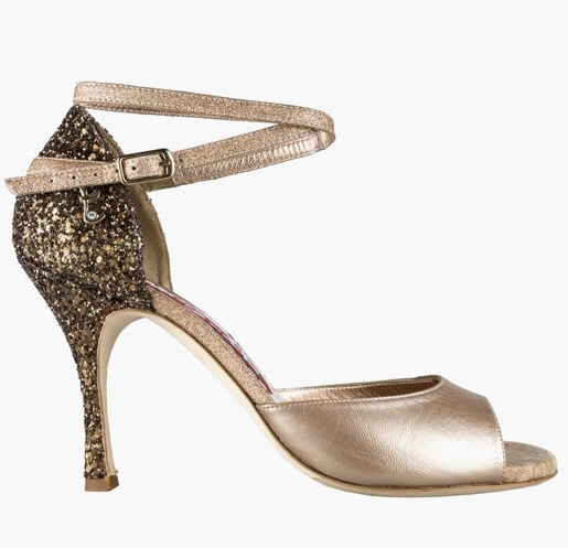 A8CL Glitter Bronzo Talon 6cm 38 DEMANDE SPECIALE NON REMBOURSABLE