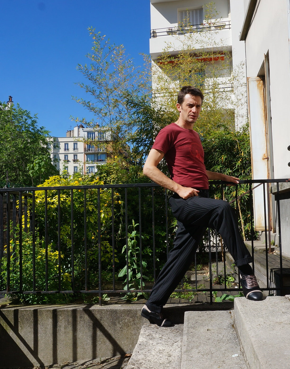 Collection Gantlé Pantalon Apollo Nero Gessato