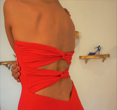 TI Robe mono rouge UNIQUEMENT EN STOCK, PAS DE COMMANDE POSSIBLE EN ARGENTINE