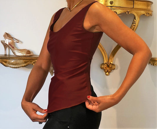 Collection Gantlé Top Medusa Rosso