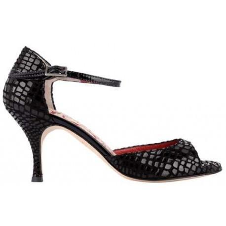 Tangolera B8 pitone nero talon 7