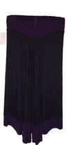TI Jupe milonguera violette dentelle noire UNIQUEMENT EN STOCK, PAS DE COMMANDE POSSIBLE EN ARGENTINE