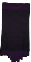 TI Jupe milonguera violette dentelle noire UNIQUEMENT EN STOCK, PAS DE COMMANDE POSSIBLE EN ARGENTINE
