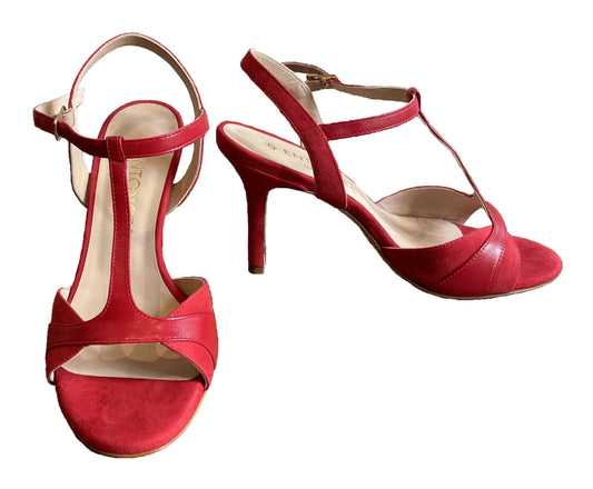Entonces Locura Rouge Camoscio Diva Soft Rosso Talon 8